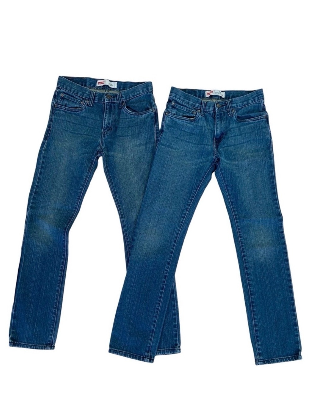Levi’s 2 jeans 510 bundle men skinny &super skinny stretch blue denim 16 size 28